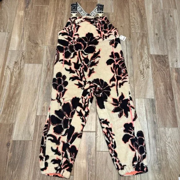 NWT Free People Movement Hit the Slopes Printed Salopette - Picture 3 of 7